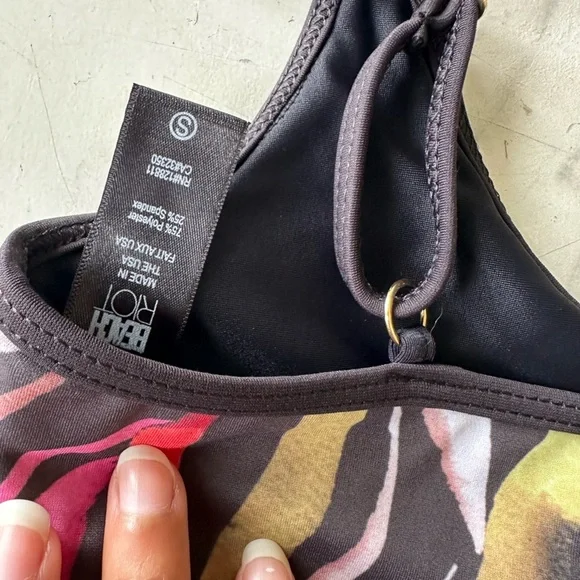 BEACH RIOT BRA EVA TOP WILD STRIPES Size S - Picture 4 of 4